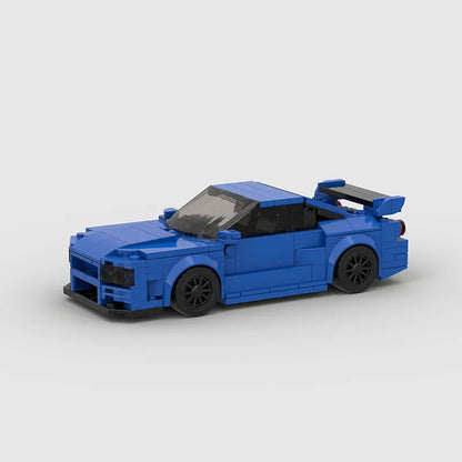 R34 R32 Skyline GT-R Bayside Blue